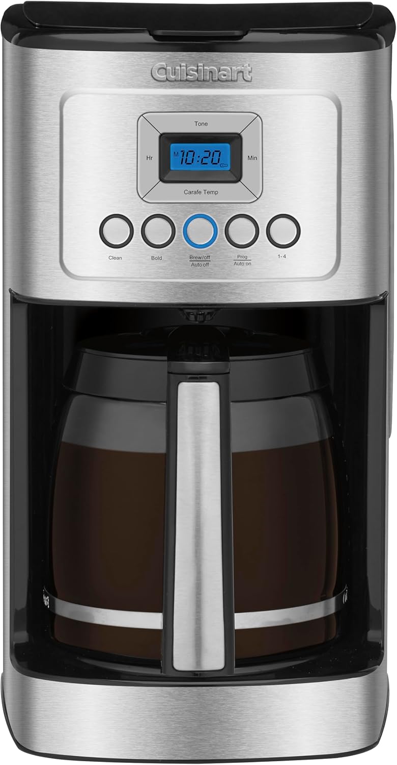 Cuisinart-14-Cup-Coffee-Maker-Programmable-PerfecTemp-Glass-Carafe-Coffee-Machine-with-1-4-Cup-Setting-Brew-Strength-Control-and-Brew-Pause-Stainless-Steel-DCC-3200NAS.jpg Cuisinart 14-Cup Coffee Maker, Programmable PerfecTemp Glass Carafe Coffee Machine with 1-4 Cup Setting, Brew Strength Control and Brew Pause, Stainless Steel, DCC-3200NAS - Image 2