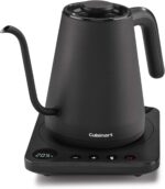 Cuisinart GK-1 Digital Goose Neck Kettle, Precision Gooseneck Spout Designed for Precise Pour Control that Holds 1-Liter, 1200-Watt Allows for Quick Heat Up, Stainless Steel,Black - Image 2