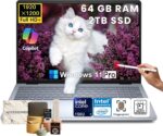 Dell 16-Inch Touchscreen Laptop Computer – Intel 10-Core 7 150U, 64GB DDR5 RAM, 2TB SSD, 16" FHD+ Anti-Glare, Ai Copilot, Fingerprint, Backlit KB, Win 11 Pro, for Business & Student, w/Accessories - Image 2