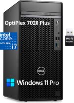 Dell OptiPlex 7020 Plus Tower 7000 Business Desktop Computer, 14th Gen Intel 20-Core i7-14700 up to 5.4GHz, 32GB DDR5 RAM, 1TB PCIe SSD, DVDRW, WiFi Adapter, Ethernet, Keyboard Mouse, Windows 11 Pro - Image 2