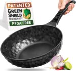 Diamond X Premium Non Stick Wok Pan - 11" Large Flat Bottom Chinese Wok - Woks & Stir-fry Pans Nonstick - Titanium-Coated 8-Layered Korean Engineered Skillet for Frying, Oil-Free, PFOA-Free - Image 2