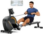 Dripex Rowing Machines for Home Use, Rowing Machine Magnetic Rower, 16 Levels of Workout Resistance, Max 350 LBS, Dual Slide Rail, Bluetooth App Compatible, LCD Monitor, Row Machine for Gym Exercise - Image 2