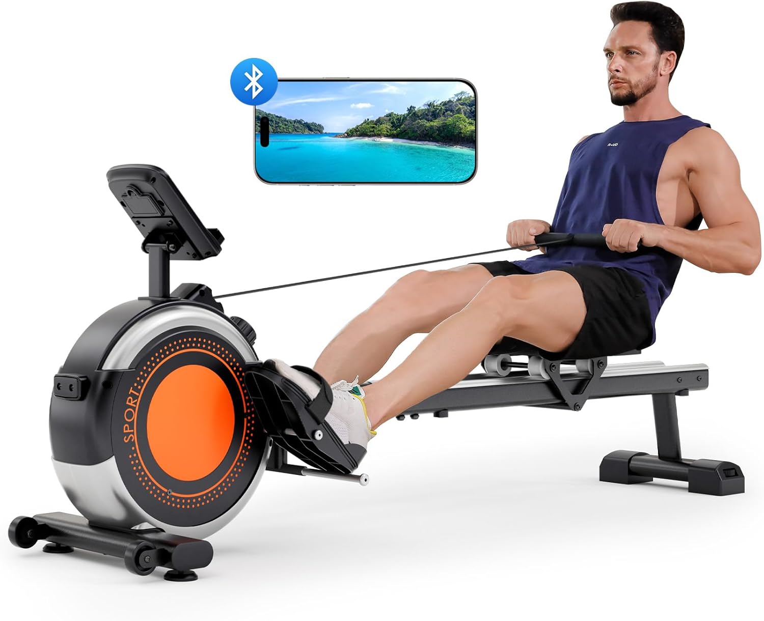 Dripex-Rowing-Machines-for-Home-Use-Rowing-Machine-Max-350-LBS-Magnetic-Rower-with-16-Levels-of-Workout-Resistance-Dual-Slide-Rail-Bluetooth-App-Supported-LCD-MonitorRow-Machine-for-Gym-Exercise.jpg Dripex Rowing Machines for Home Use, Rowing Machine Max 350 LBS, Magnetic Rower with 16 Levels of Workout Resistance, Dual Slide Rail, Bluetooth App Supported, LCD Monitor,Row Machine for Gym Exercise - Image 2