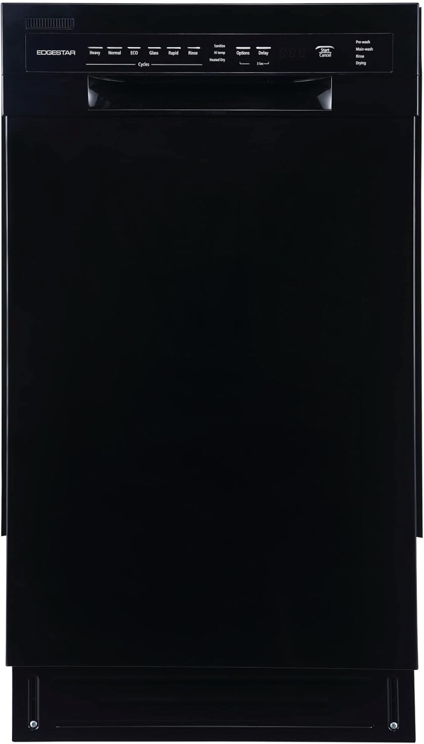EdgeStar-BIDW1802BL-18-Inch-Wide-8-Place-Setting-Built-In-Dishwasher.jpg EdgeStar BIDW1802BL 18 Inch Wide 8 Place Setting Built-In Dishwasher - Image 2