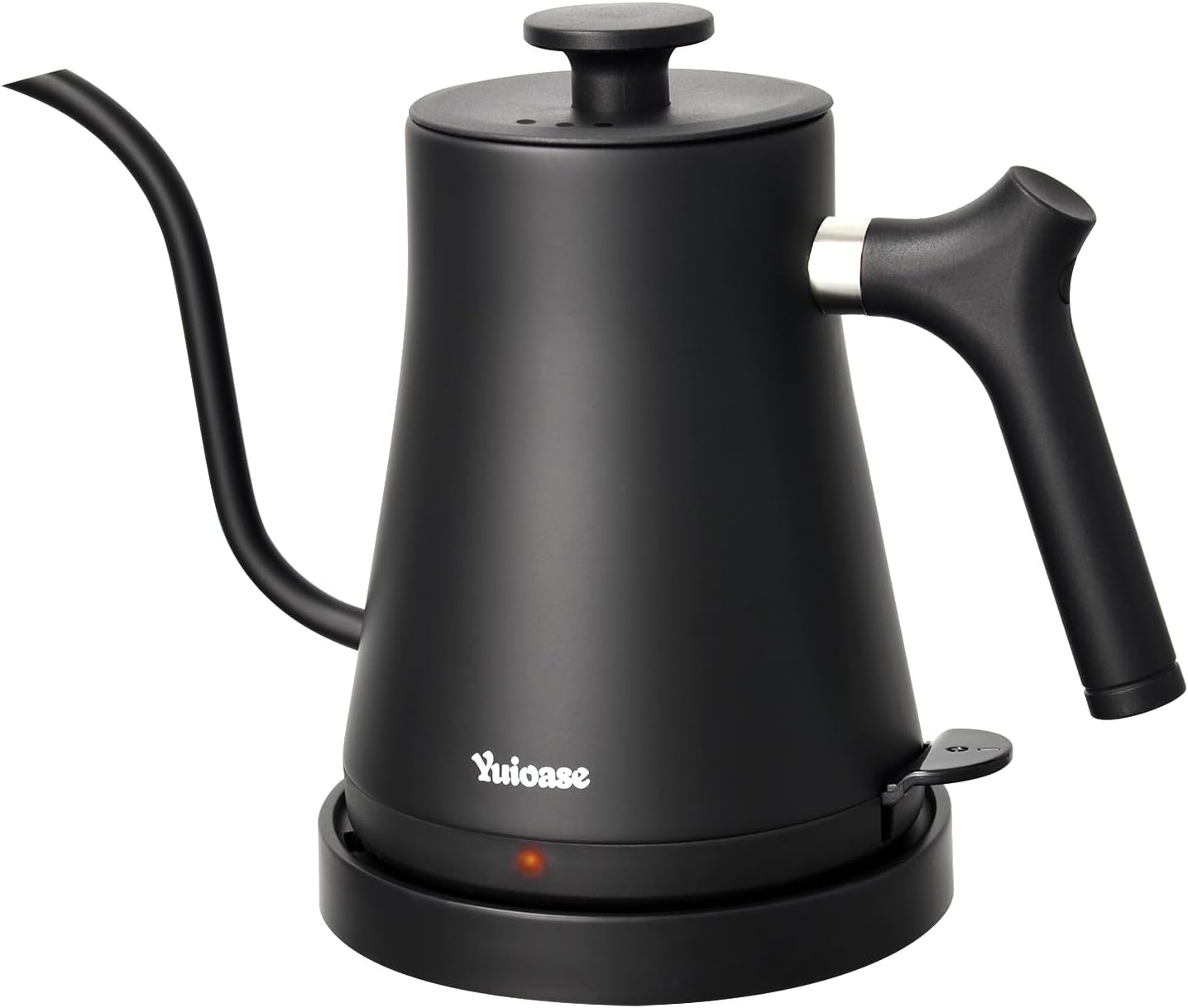 Electric-Gooseneck-Kettle-304-Stainless-Steel-Coffee-Kettle-Auto-Shutoff-Anti-dry-Protection-Classic-Pour-over-Coffee-TeaMatte-Black-1.0L-1200W-Fast-Boiling-Water-Boiler-by-YUIOASE.jpg Electric Gooseneck Kettle, 304 Stainless Steel Coffee Kettle, Auto Shutoff Anti-dry Protection, Classic Pour-over Coffee & Tea,Matte Black 1.0L-1200W Fast Boiling Water Boiler by YUIOASE - Image 2