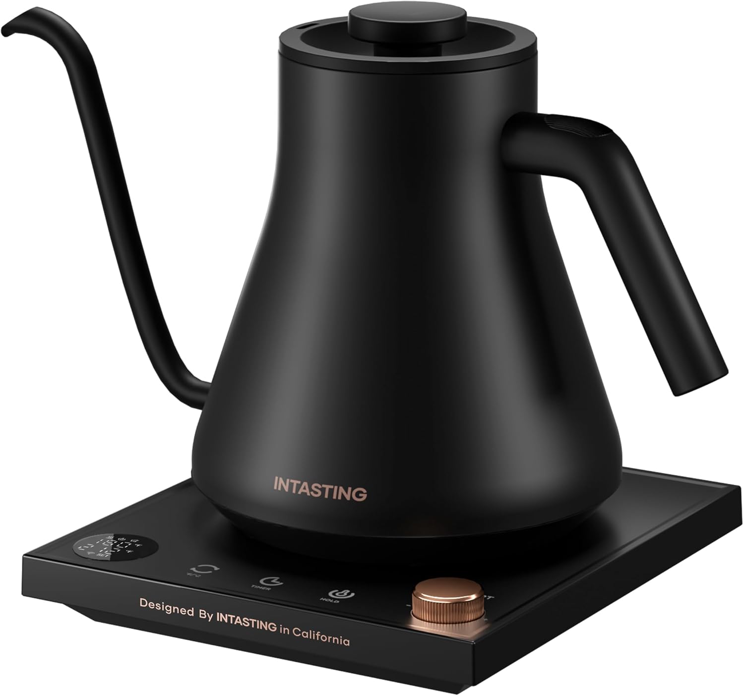 Electric-Kettles-Gooseneck-Electric-Kettle-±1℉-Temperature-Control-Stainless-Steel-Inner-Quick-Heating-for-Pour-Over-Coffee-Brew-Tea-Boil-Hot-Water-0.9L-Black.jpg Electric Kettles, Gooseneck Electric Kettle, ±1℉ Temperature Control, Stainless Steel Inner, Quick Heating, for Pour Over Coffee, Brew Tea, Boil Hot Water, 0.9L Black - Image 2
