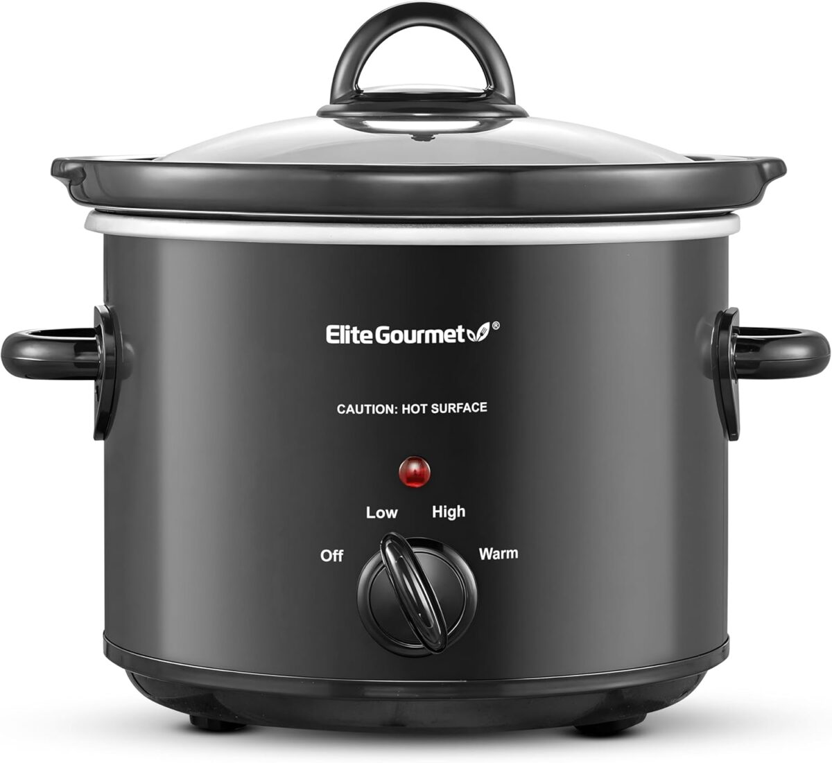 Elite Gourmet MST-350B Electric Slow Cooker, Adjustable Temp, Entrees, Sauces, Stews & Dips, Dishwasher Safe Glass Lid & Crock (3 Quart, Black) - Image 2