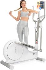 Elliptical Exercise Machine for Home,3-in-1Compact Training Machines with 16 Resistance Levels,14LB Flywheel,Low Impact Magnetic Cross Trainer,Quiet Portable Elliptical for Seniors&Small Spaces - Image 2