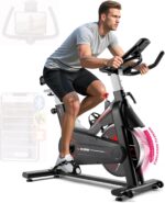 Exercise Bike, WENOKER Magnetic Resistance Stationary Bike for Home, App Supported Indoor Bike with Whisper Quiet, Heavy Flywheel and Upgraded Digital Display - Image 2