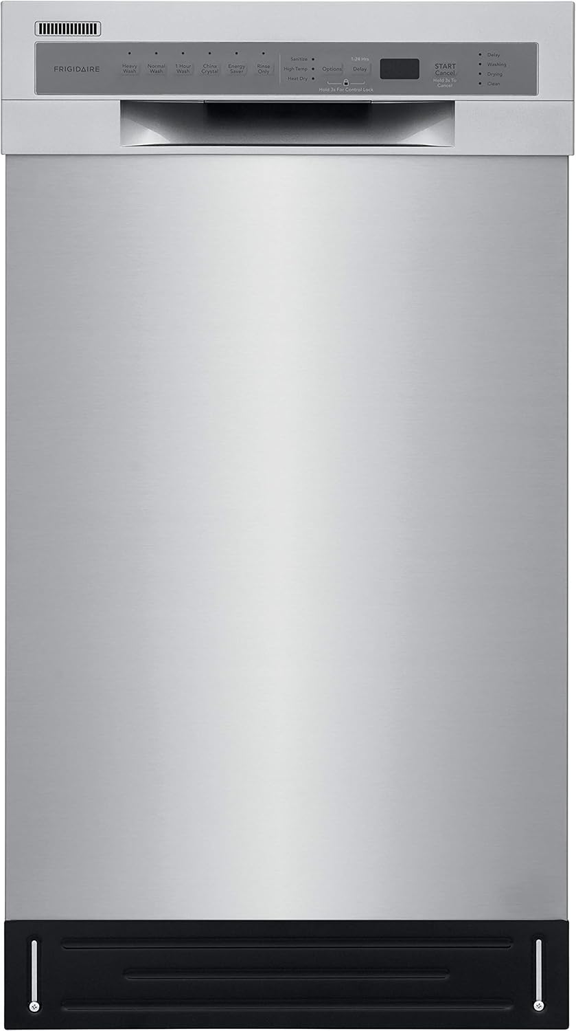 FRIGIDAIRE-18-in.-ADA-Compact-Front-Control-Dishwasher-in-Stainless-Steel-with-Dual-Spray-Arms-52-dBA-includes-room-of-choice-delivery.jpg FRIGIDAIRE 18 in. ADA Compact Front Control Dishwasher in Stainless Steel with Dual Spray Arms, 52 dBA, includes room-of-choice delivery - Image 2