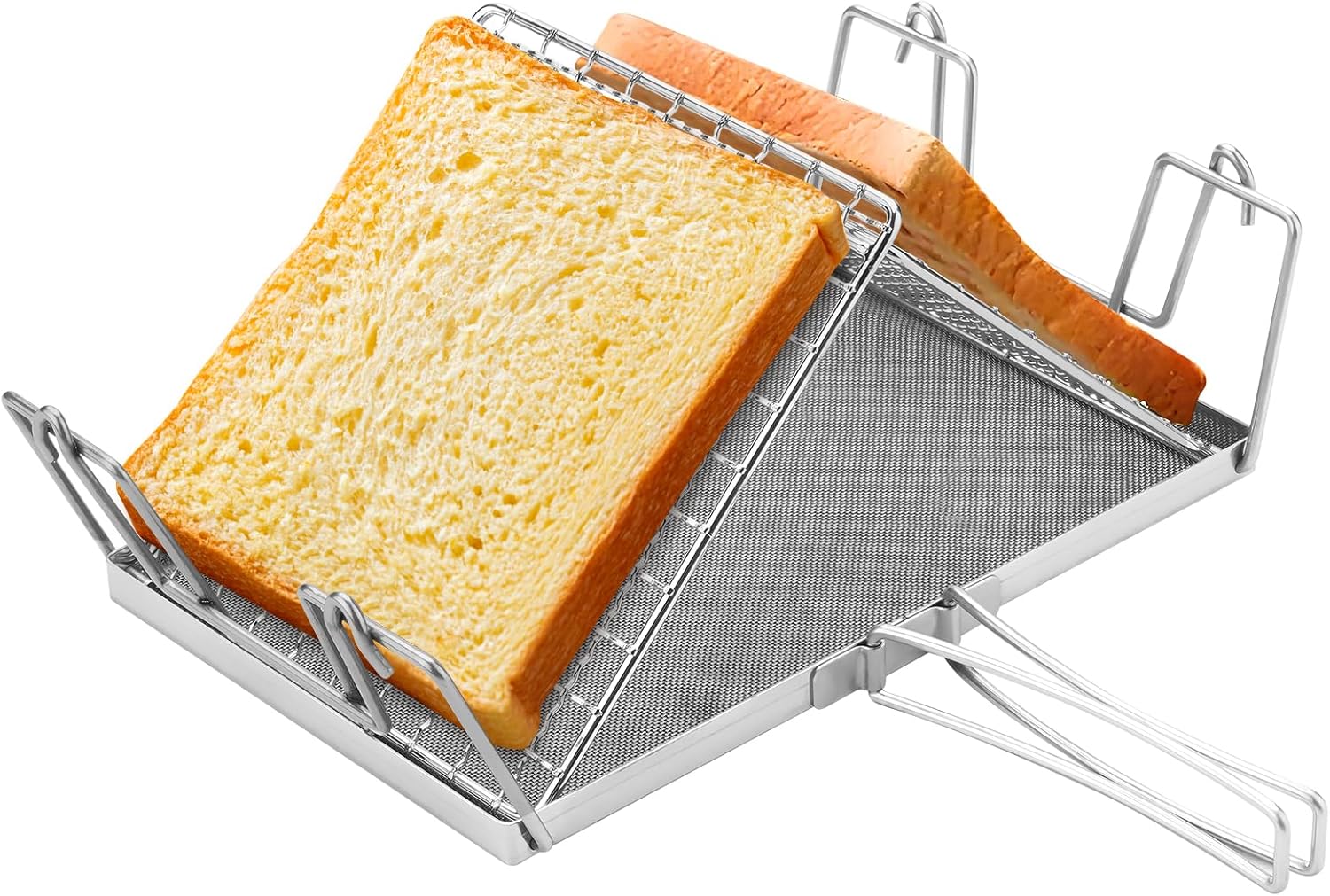 Foldable-Camping-ToasterStainless-Steel-Collapsible-Toaster-Rustproof-Heat-Resistant-Design-for-Hiking-Picnic-and-Outdoor-Use.jpg Foldable Camping Toaster,Stainless Steel Collapsible Toaster Rustproof & Heat-Resistant Design for Hiking, Picnic and Outdoor Use - Image 2