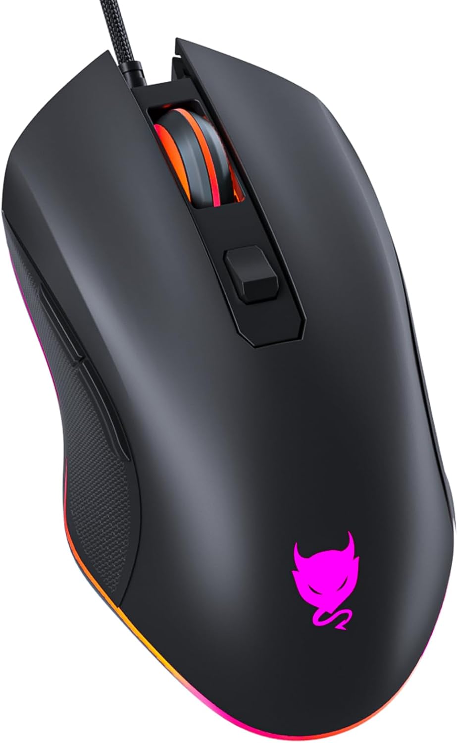 GM300-Wired-Gaming-Mouse-for-PS4-Xbox-One-PC-Computer-Laptop-Games-Work-Side-Buttons-LED-Backlit-Lights-Black.jpg GM300 Wired Gaming Mouse for PS4, Xbox One, PC Computer & Laptop, Games & Work, Side Buttons & LED Backlit Lights - Black - Image 2