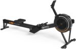 GMWD Air Rowing Machines for Home, 10-Level Adjustable Resistance Professional Rower Machine with Performance Monitor, Ergonomic Comfort Seat, Device Holder & Easy Storage, Lava Flow Series - Image 2