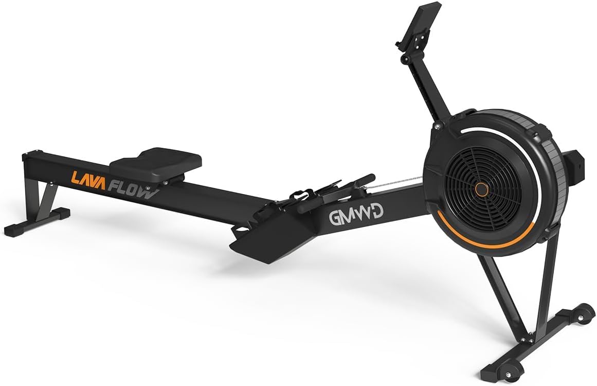 GMWD-Air-Rowing-Machines-for-Home-10-Level-Adjustable-Resistance-Professional-Rower-Machine-with-Performance-Monitor-Ergonomic-Comfort-Seat-Device-Holder-Easy-Storage-Lava-Flow-Series.jpg GMWD Air Rowing Machines for Home, 10-Level Adjustable Resistance Professional Rower Machine with Performance Monitor, Ergonomic Comfort Seat, Device Holder & Easy Storage, Lava Flow Series - Image 2