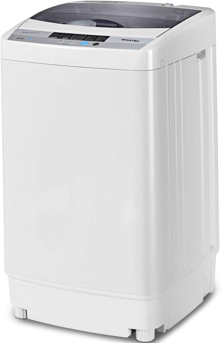 Giantex-Full-Automatic-Washing-Machine-Portable-Compact-1.34-Cu.ft-Laundry-Washer-Spin-with-Drain-Pump-10-programs-8-Water-Level-Selections-with-LED-Display-12-Lbs-Capacity.jpg Giantex Full-Automatic Washing Machine Portable Compact 1.34 Cu.ft Laundry Washer Spin with Drain Pump, 10 programs 8 Water Level Selections with LED Display 12 Lbs Capacity - Image 2