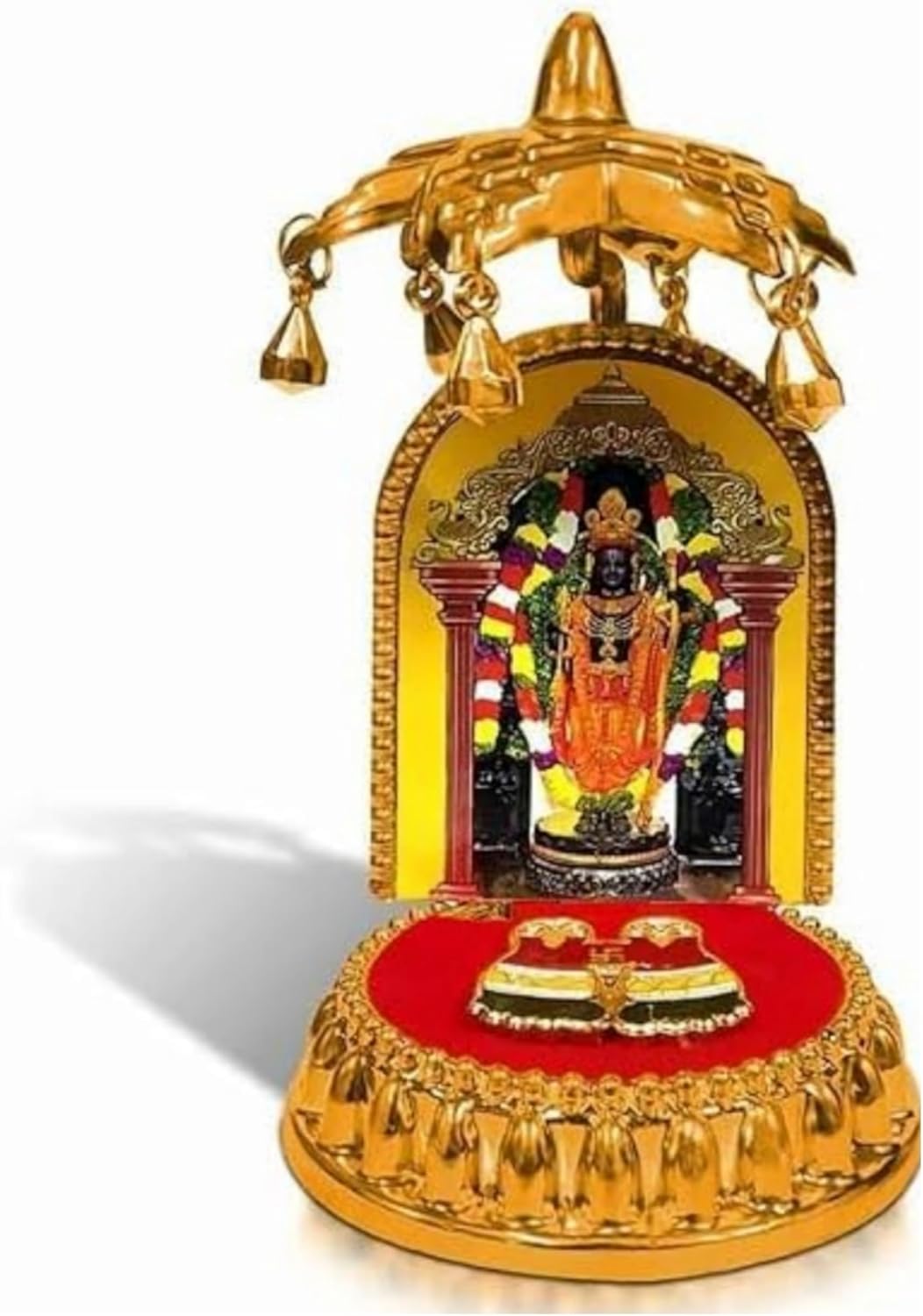 Gold-Plated-Ayodhya-Ram-Lalla-Idol-Statue-in-AcrelicPlastic-Lightweight-Ideal-for-Home-Decor-Car-Dashboard-Showpiece-Home-Temple-Festival-Pujan-Gifting-Purpose-–-Pack-of-1.jpg Gold Plated Ayodhya Ram Lalla Idol Statue in Acrelic/Plastic Lightweight | Ideal for Home Decor | Car Dashboard | Showpiece | Home Temple | Festival Pujan | Gifting Purpose – Pack of 1 - Image 2