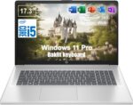 HP 17.3 Inch Laptop with Lifetime Microsoft 365 Web | Backlit Keyboard, Fingerprint Reader | Intel Core i5-1334U (10 Cores, 4.6GHz) | 16GB RAM, 512GB SSD, Win 11 Pro | WiFi 6, Iris Xe Graphics - Image 2