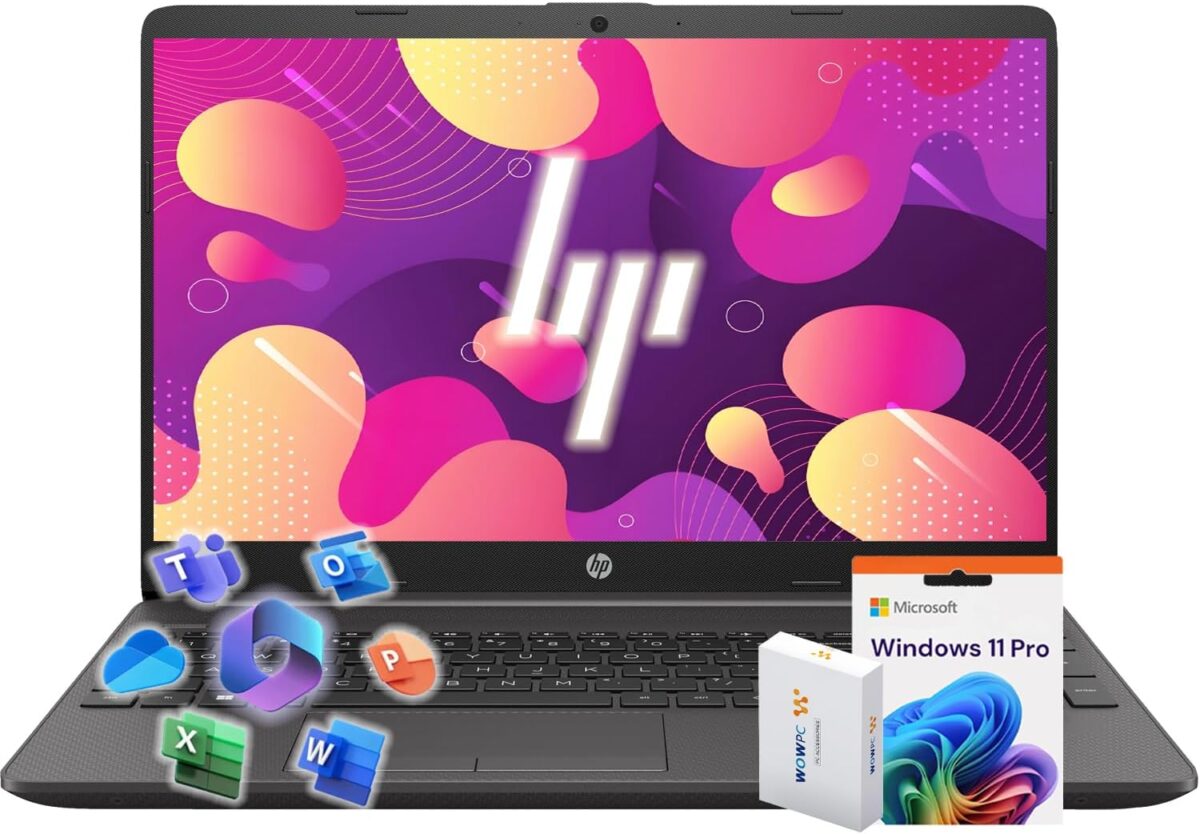 HP 250 G9 15" FHD Business Laptop, Microsoft Office 365 Included, Intel Core i5-1235U 10-core Processor, 32GB RAM, 1TB SSD, Ethernet Port RJ-45, SD Card Reader, Wi-Fi 6, Windows 11 Pro, WOWPC USB - Image 2