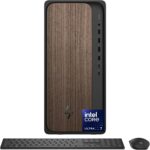 HP OmniDesk Desktop PC, Intel Core Ultra 7 265, 32 GB RAM, 2 TB SSD, Intel Graphics, Windows 11 Home, Microsoft Copilot, Dark Wood, M03-0060 (2025) - Image 2