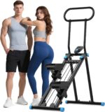 HXD-ERGO Stair Stepper for Home Gym,Folding Vertical Climber Cardio Exercise Machine,Stair Climber for Full Body Workout with Adjustable Handlebar for Women & Men - Image 2