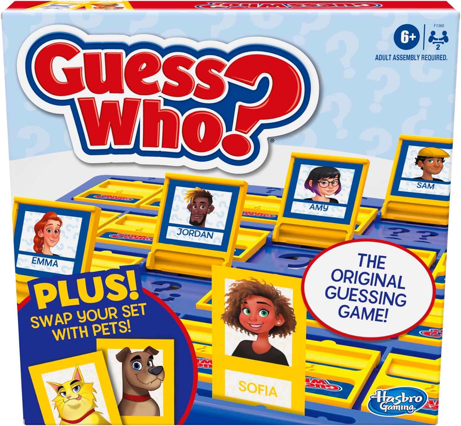 Hasbro-Gaming-Guess-Who-Board-Game-with-People-and-Pets-Cards-The-Original-Guessing-Game-for-Kids-Ages-6-and-Up-Amazon-Exclusive.jpg Hasbro Gaming Guess Who? Board Game, with People and Pets Cards, The Original Guessing Game for Kids, Ages 6 and Up (Amazon Exclusive) - Image 2