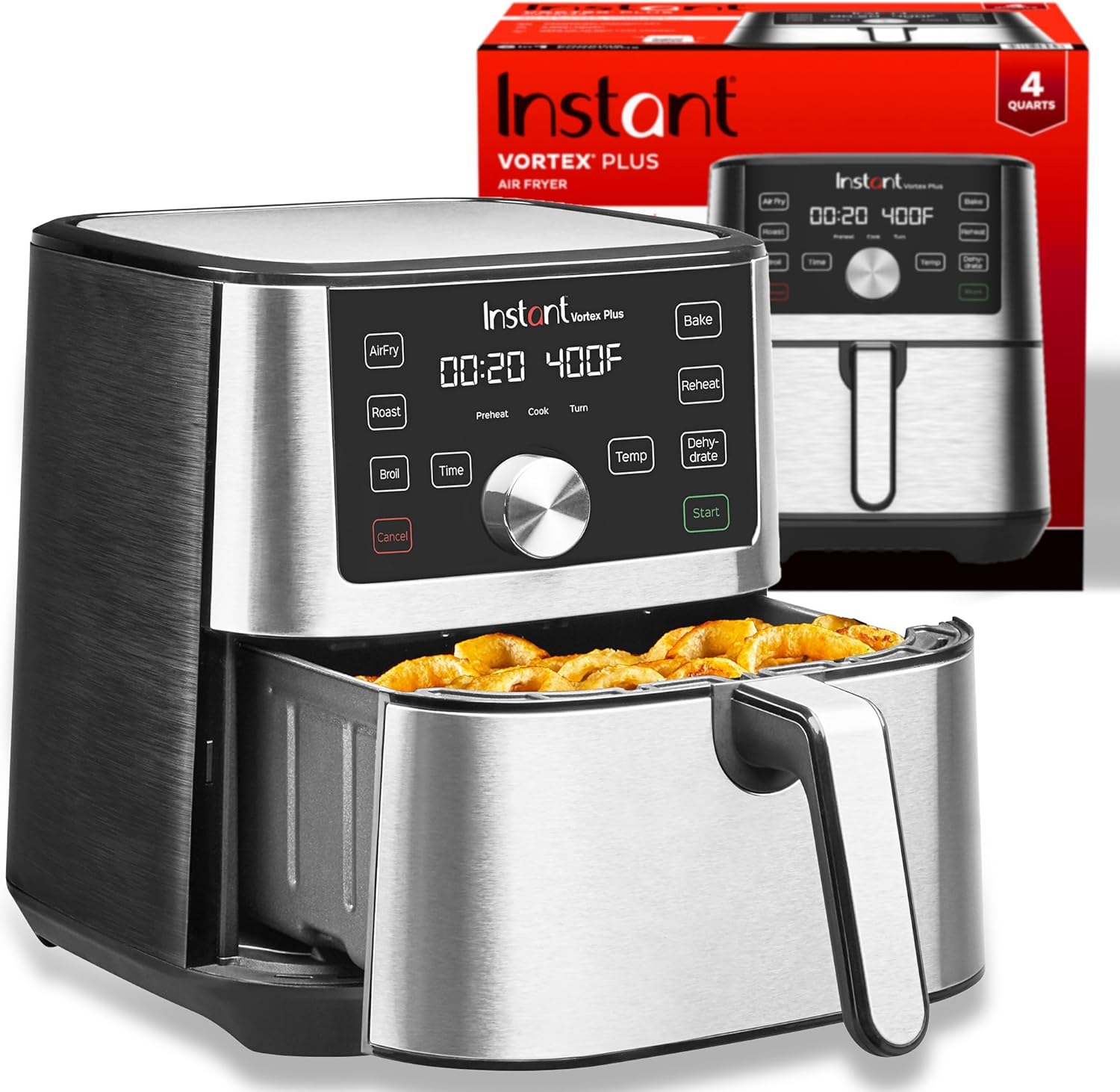 Instant-Pot-4QT-Vortex-Plus-6-in-1-Mini-Air-Fryer-Custom-Program-Options-Crisps-Broils-Roasts-Dehydrates-Bakes-Reheats-100-In-App-Recipes-Stainless-Steel4-Quarts.jpg Instant Pot 4QT Vortex Plus 6-in-1 Mini Air Fryer, Custom Program Options, Crisps, Broils, Roasts, Dehydrates, Bakes, Reheats, 100+ In-App Recipes, Stainless Steel,4 Quarts - Image 2