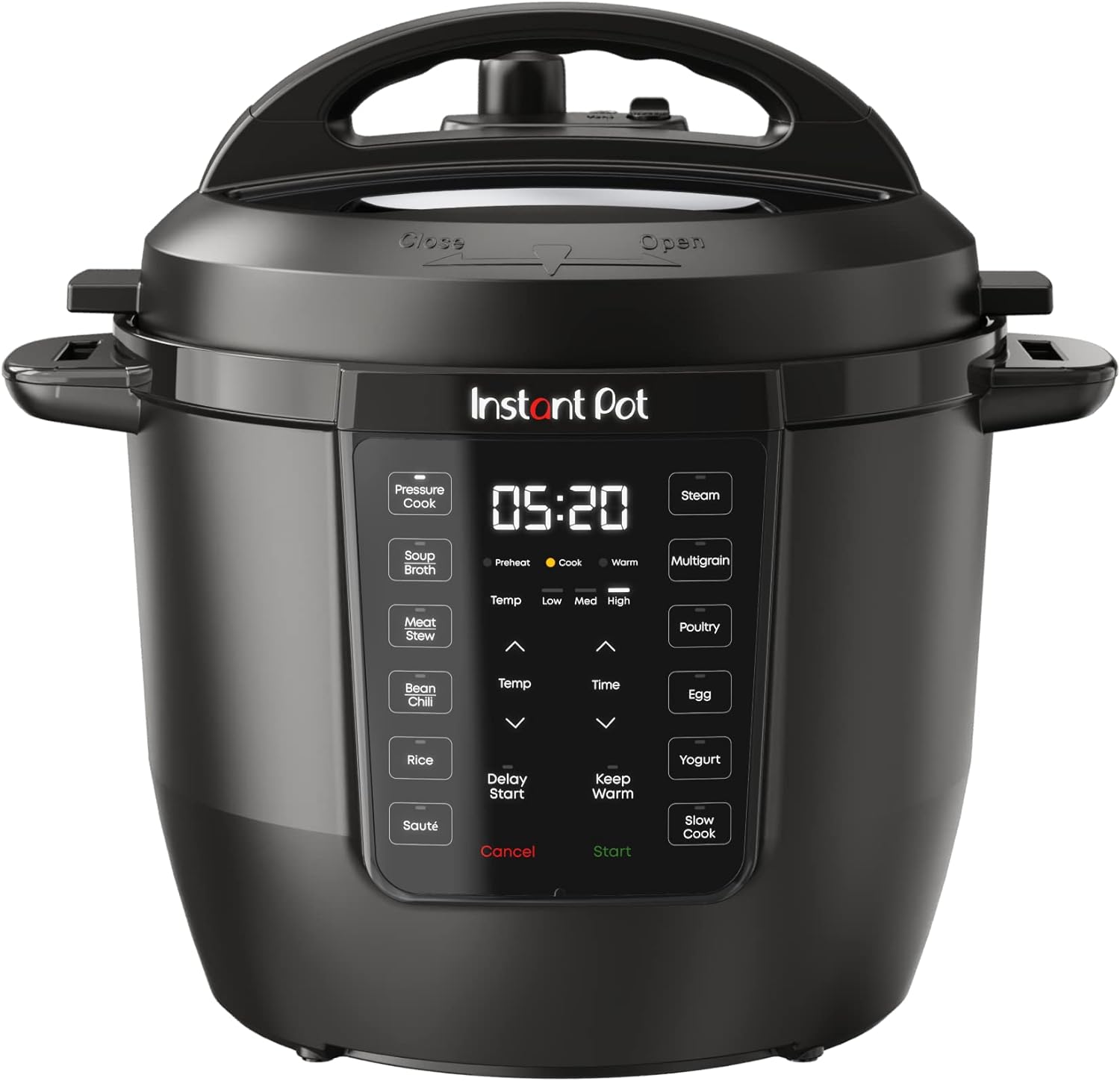 Instant-Pot-6QT-RIO-7-in-1-Electric-Multi-Cooker-Pressure-Cooker-Slow-Cook-Rice-Steamer-Saute-Yogurt-Warmer-Black-6-Quarts.jpg Instant Pot 6QT RIO, 7-in-1 Electric Multi-Cooker, Pressure Cooker, Slow Cook, Rice, Steamer, Sauté, Yogurt & Warmer, Black, 6 Quarts - Image 2
