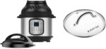 Instant Pot Duo Crisp Pressure Cooker 11 in 1, 8 Qt with Air Fryer, Roast, Bake, Dehydrate and more & Genuine Instant Pot Tempered Glass lid, Clear 10 Inch (26 cm) 8 Quart - Image 2