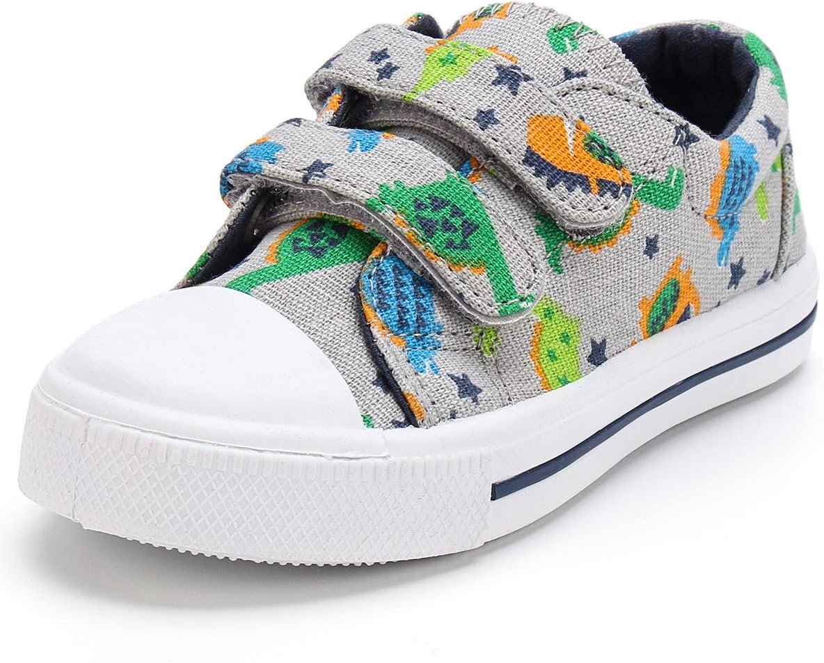 K-KomForme-Toddler-Boys-Girls-Shoes-Kids-Canvas-Sneakers-with-Cartoon-Dual-Hook-and-Loops.jpg K KomForme Toddler Boys & Girls Shoes Kids Canvas Sneakers with Cartoon Dual Hook and Loops - Image 2