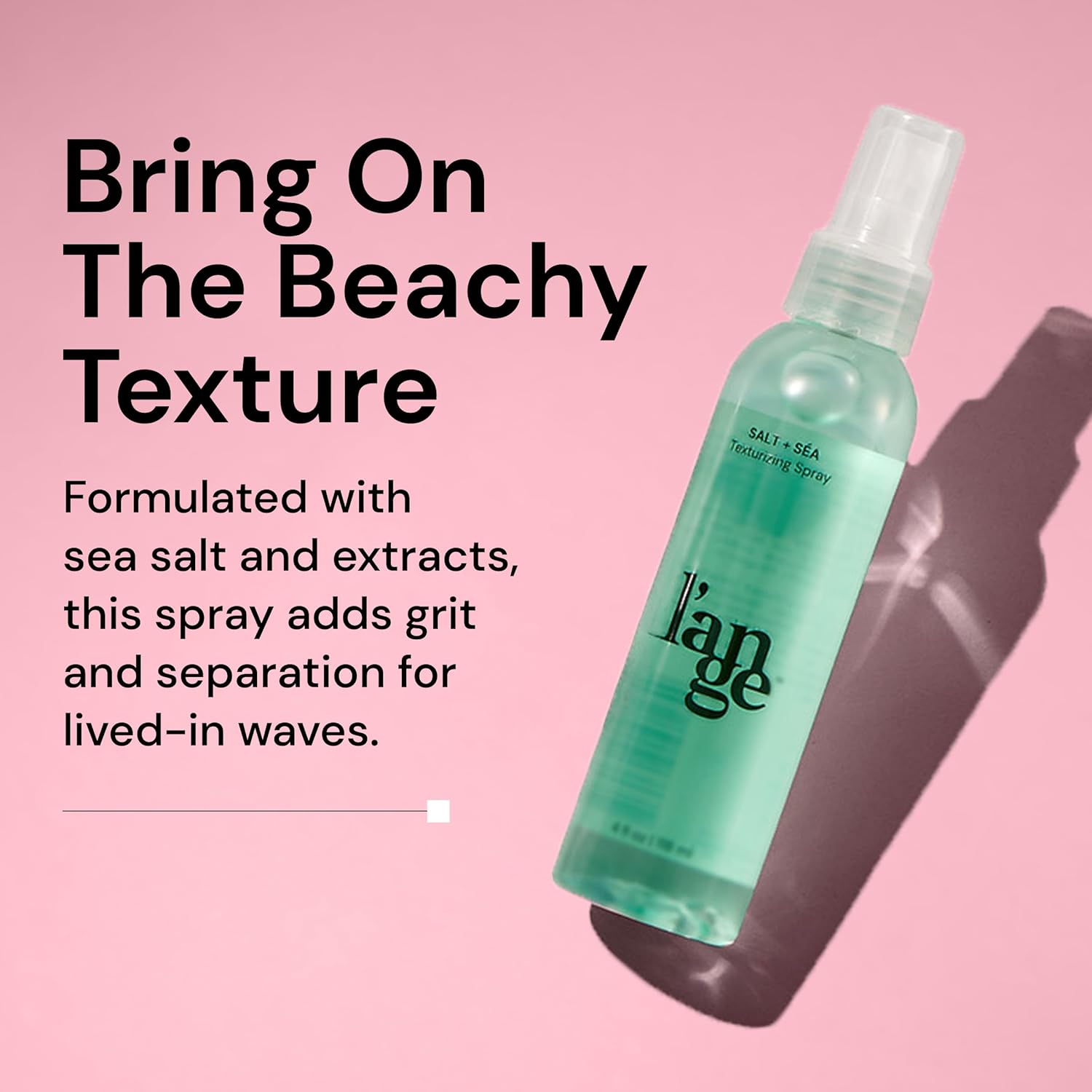 LANGE-HAIR-Sea-Salt-Texturizing-Spray-For-Effortless-Beachy-Waves-Volume-Mineral-infused-Sea-Salt-Hair-Spray-For-Touchable-Hold-Long-lasting-Shine-Fresh-Lightly-Tropical-Scent-4-Fl-Oz.jpg L'ANGE HAIR Sea Salt Texturizing Spray For Effortless Beachy Waves & Volume | Mineral-infused Sea Salt Hair Spray For Touchable Hold & Long-lasting Shine | Fresh, Lightly Tropical Scent | 4 Fl Oz - Image 2