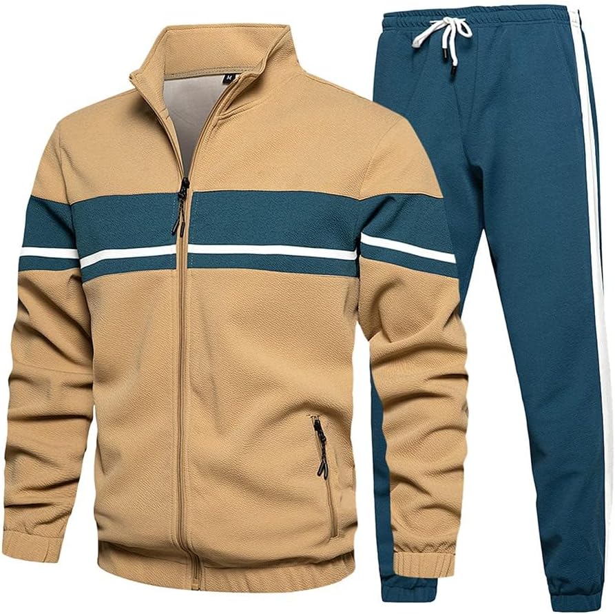 LBL-Leading-the-Better-Life-Mens-Sweat-Suit-2-Piece-Outfit-Casual-Contrast-Sports-Jogging-Tracksuits-Set.jpg LBL Leading the Better Life Men's Sweat Suit 2 Piece Outfit Casual Contrast Sports Jogging Tracksuits Set - Image 2