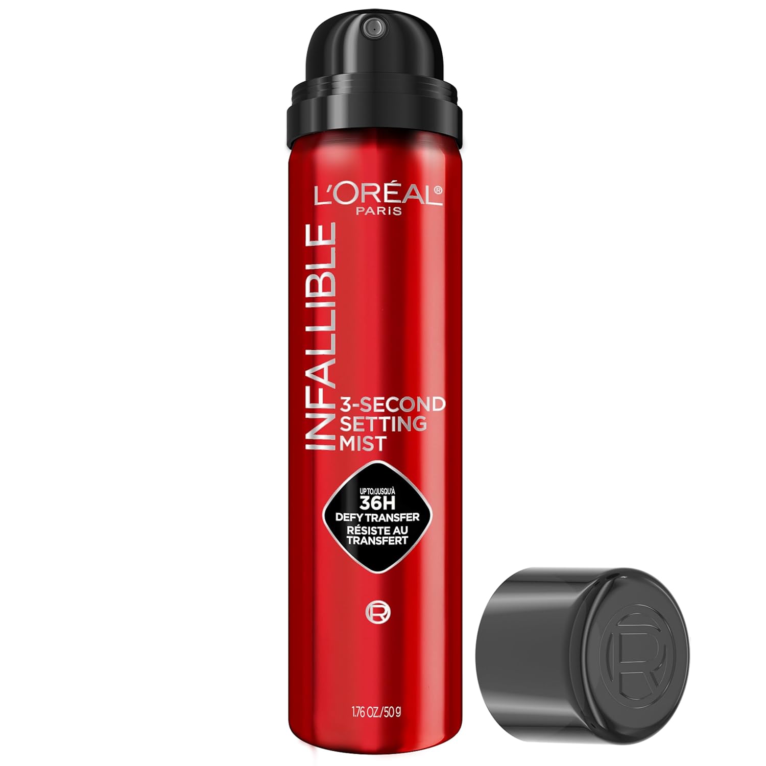 LOreal-Paris-Infallible-3-Second-Setting-Spray-Mist-Microfine-Mist-for-up-to-36HR-Wear-Clear-1.76-oz.jpg L'Oreal Paris Infallible 3-Second Setting Spray Mist, Microfine Mist for up to 36HR Wear, Clear, 1.76 oz - Image 2