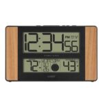 La Crosse Technology Atomic Digital Clock with Outdoor Temperature, Wood Oak, 0 - Image 2