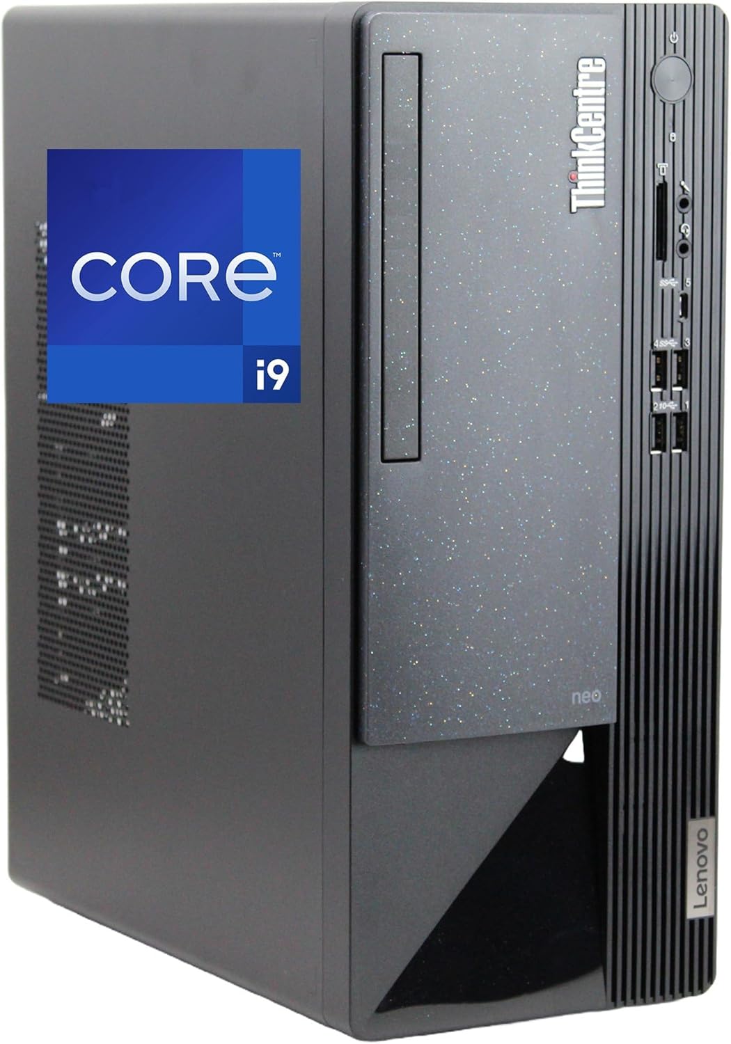 Lenovo-ThinkCentre-Neo-50T-Gen4-Tower-Intel-i9-12900K-64GB-Ram-2TB-NVMe-SSD-DisplayPort-HDMI-VGA-USB-C-SD-Card-Reader-AX-Wi-Fi-BT-Windows-11-Pro-Black-Desktop.jpg Lenovo ThinkCentre Neo 50T Gen4 Tower, Intel i9-12900K, 64GB Ram, 2TB NVMe SSD, DisplayPort, HDMI, VGA, USB C, SD Card Reader, AX Wi-Fi, BT, Windows 11 Pro, Black Desktop - Image 2
