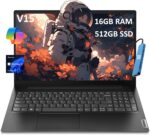 Lenovo V15 Gen 4 (15.6" FHD Anti-Glare, 13th Intel Core i5-13420H (Beat i7-1255U), 16GB RAM, 512GB SSD) for Business, Home, Military Grade, Ethernet, Webcam, IST Hub, Win 11 Pro w/AI Copilot, Black - Image 2