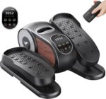 MERACH Under Desk Elliptical Machine, Ellipse Leg Exerciser as Seen on TV for Seniors with Remote Control & 12-Speeds, Quiet Portable Electric Seated Pedal Exerciser Machine for Home Office - Image 2