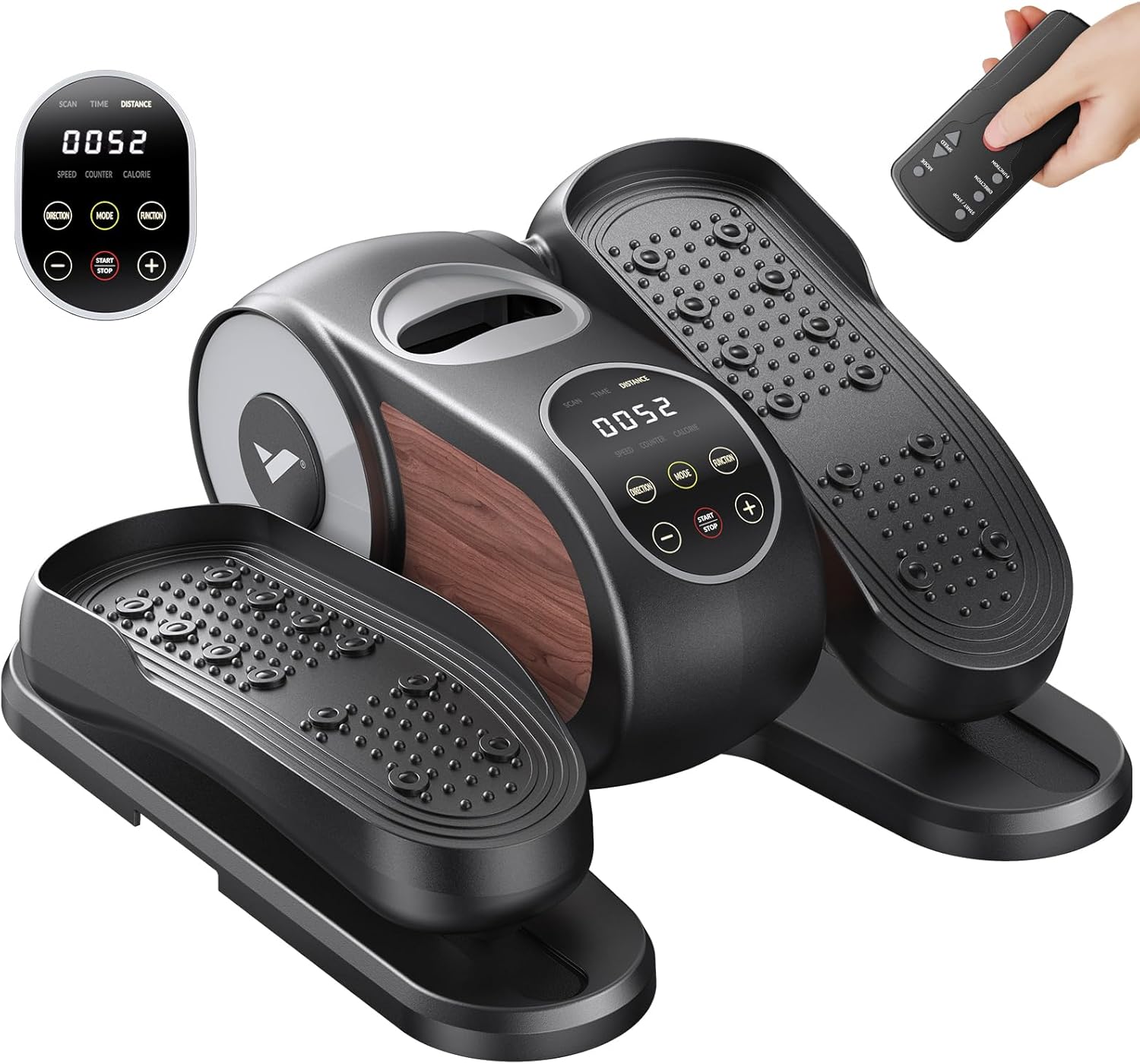 MERACH-Under-Desk-Elliptical-Machine-Ellipse-Leg-Exerciser-as-Seen-on-TV-for-Seniors-with-Remote-Control-12-Speeds-Quiet-Portable-Electric-Seated-Pedal-Exerciser-Machine-for-Home-Office.jpg MERACH Under Desk Elliptical Machine, Ellipse Leg Exerciser as Seen on TV for Seniors with Remote Control & 12-Speeds, Quiet Portable Electric Seated Pedal Exerciser Machine for Home Office - Image 2