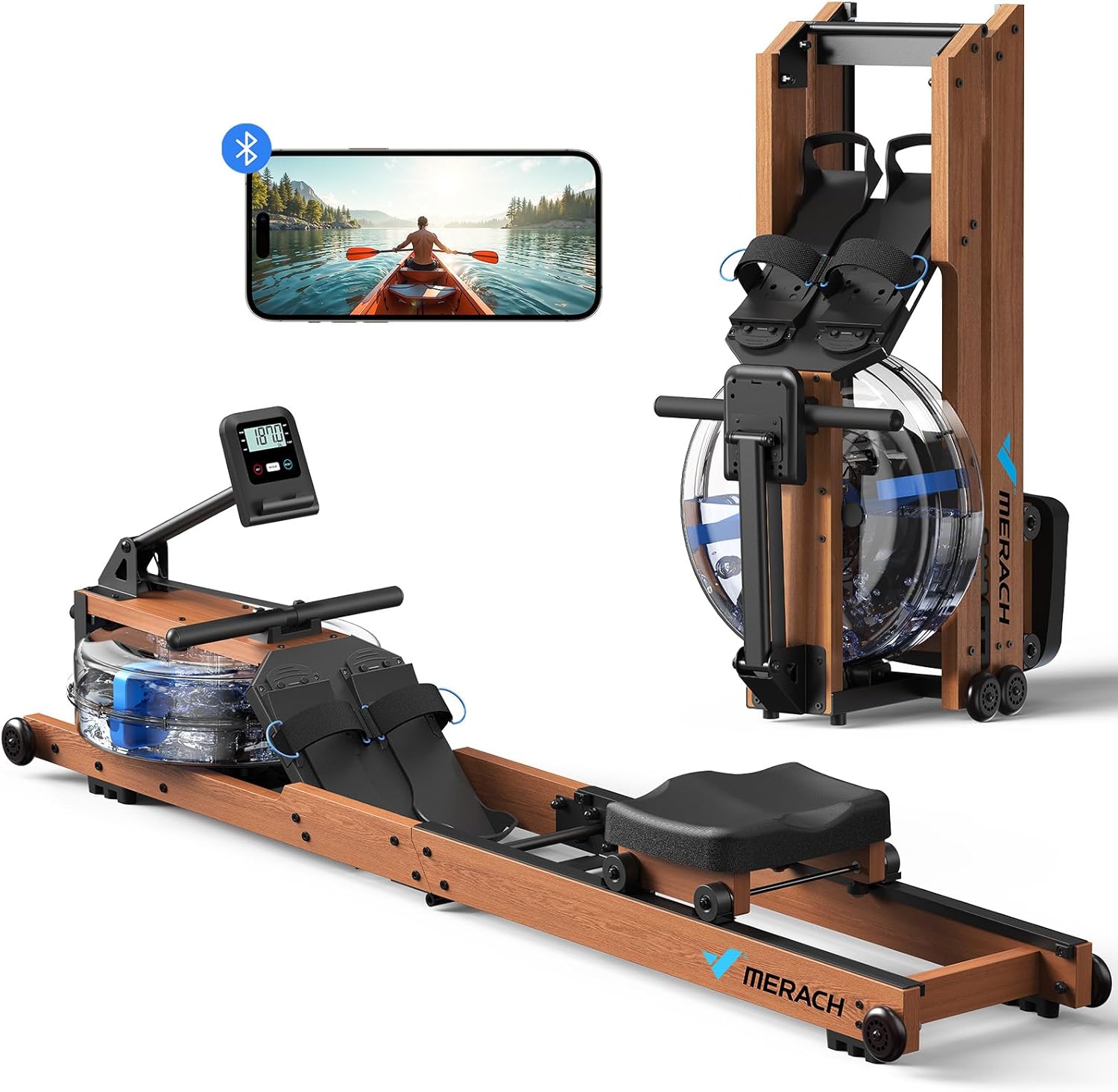 MERACH-Water-Rowing-Machines-for-Home-Foldable-Row-Machine-with-400LBS-Weight-Capacity-Dedicated-Monitor-and-Comfortable-Seat-Free-MERACH-App-for-Immersive-Water-Rower.jpg MERACH Water Rowing Machines for Home, Foldable Row Machine with 400LBS Weight Capacity, Dedicated Monitor and Comfortable Seat, Free MERACH App for Immersive Water Rower - Image 2