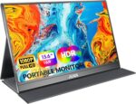 MNN Portable Monitor 15.6inch FHD 1080P USB C HDMI Gaming Ultra-Slim IPS Display w/Smart Cover & Speakers,HDR Plug&Play, External Monitor for Laptop PC Phone Mac (15.6'' 1080P) - Image 2