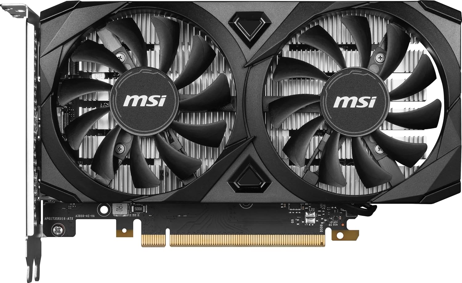 MSI-Gaming-RTX-3050-Ventus-2X-6G-OC-Graphics-Card-NVIDIA-RTX-3050-96-Bit-Boost-Clock-1492-MHz-6GB-GDDR6-14-Gbps-HDMIDP-Ampere-Architecture.jpg MSI Gaming RTX 3050 Ventus 2X 6G OC Graphics Card (NVIDIA RTX 3050, 96-Bit, Boost Clock: 1492 MHz, 6GB GDDR6 14 Gbps, HDMI/DP, Ampere Architecture) - Image 2
