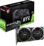 MSI GeForce RTX 3060 Ventus 2X 12G OC, Gaming Graphics Card - NVIDIA RTX 3060, 12GB GDDR6 Memory, 192-bit, 15 Gbps - Image 2