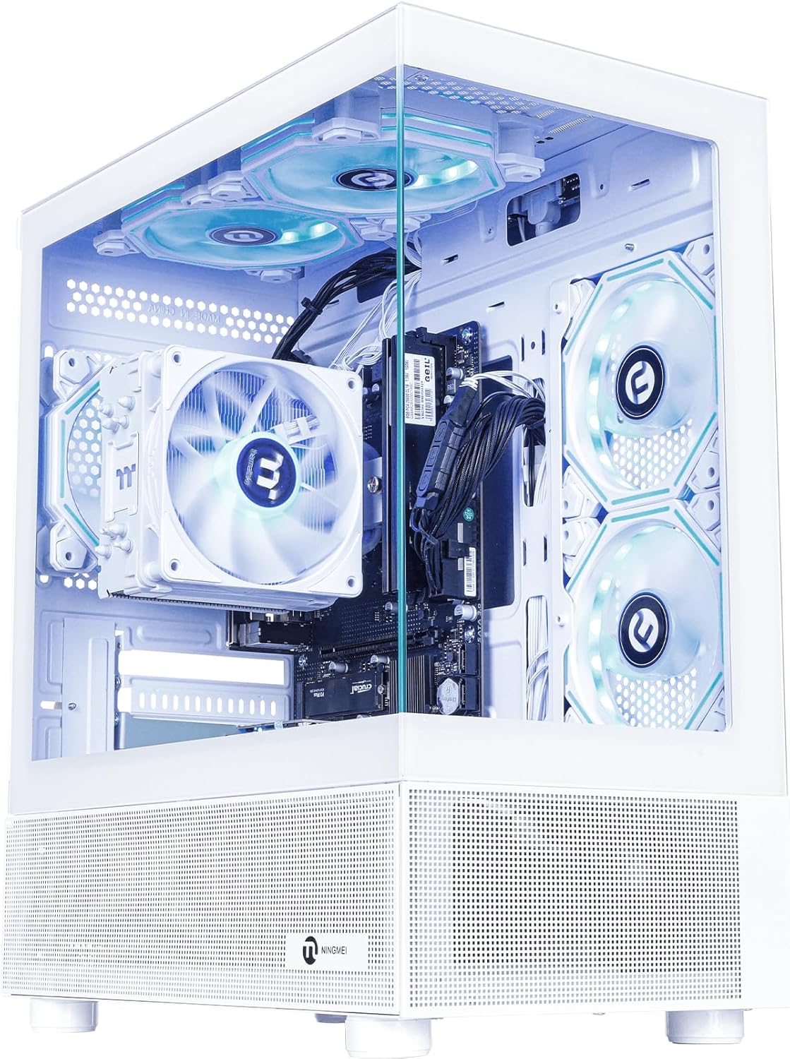 NINGMEI-Soul-Gaming-PC-DesktopAMD-Ryzen-5-5600GT-6-core-3.6GHzup-to-4.6GHzAMD-Radeon-Vega-7-Graphics16GB-DDR4-RAM-3200MHz1TB-NVME-SSD550W-PSU-Windows-11-Home-64-bitWhite.jpg NINGMEI Soul Gaming PC Desktop,AMD Ryzen 5 5600GT 6 core 3.6GHz(up to 4.6GHz),AMD Radeon Vega 7 Graphics,16GB DDR4 RAM 3200MHz,1TB NVME SSD,550W PSU, Windows 11 Home 64-bit,White - Image 2