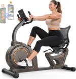 Niceday Recumbent Exercise Bike, Recumbent Bike for Home, Recumbent Stationary Bike 400LBS Weight Capacity, Magnetic Recumbent Bike with Smart APP, LCD Monitor, Heart Rate Handle - Image 2