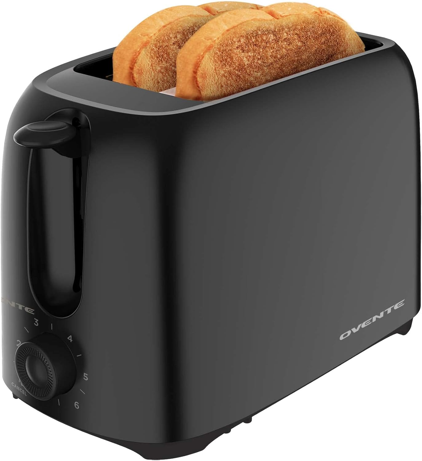 OVENTE-Electric-2-Slice-Toaster-Machine-with-6-Shade-Browning-Selector-Setting-Compact-Design-and-Removable-Crumb-Tray-700W-Power-Perfect-for-Toasting-Bread-Thin-Bagels-and-Waffles-Black-TP2210B.jpg OVENTE Electric 2 Slice Toaster Machine with 6-Shade Browning Selector Setting, Compact Design and Removable Crumb Tray, 700W Power Perfect for Toasting Bread, Thin Bagels and Waffles, Black TP2210B - Image 2