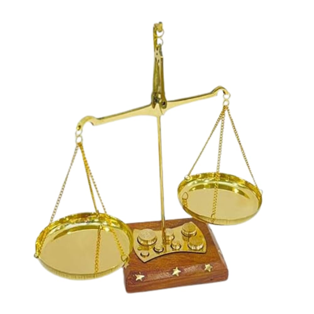 Old-Traditional-Goldsmith-Weight-tarazu-showpiece-Brass-Weighing-Scale-Balance-Justice-Law-Scale-Decoration-Nautical-Home-Decor-Scale-Small-Brass-Weight-Scale.jpg Old Traditional Goldsmith Weight (tarazu) showpiece Brass Weighing Scale Balance Justice Law Scale Decoration Nautical Home Decor Scale Small Brass Weight Scale - Image 2