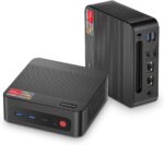 P4 Light Gaming Mini PC, Ryzen 7 5825U, 32GB RAM 1TB SSD, 11 Pro Triple 4K 60HZ Displays Desktop Computers, Support PS3 Emulator Micro PC, HDMI+DP+Type-C, WiFi 6E, BT5.2, Dual 2.5GbE LAN - Image 2
