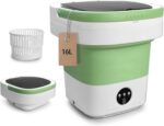Portable Washing Machine, 16L Mini Washer Foldable and Dryer with 3 Modes Deep Cleaning, Upgraded Small Collapsible Laundry for Travel, Home, Apartment, Hotel and camping - Image 2