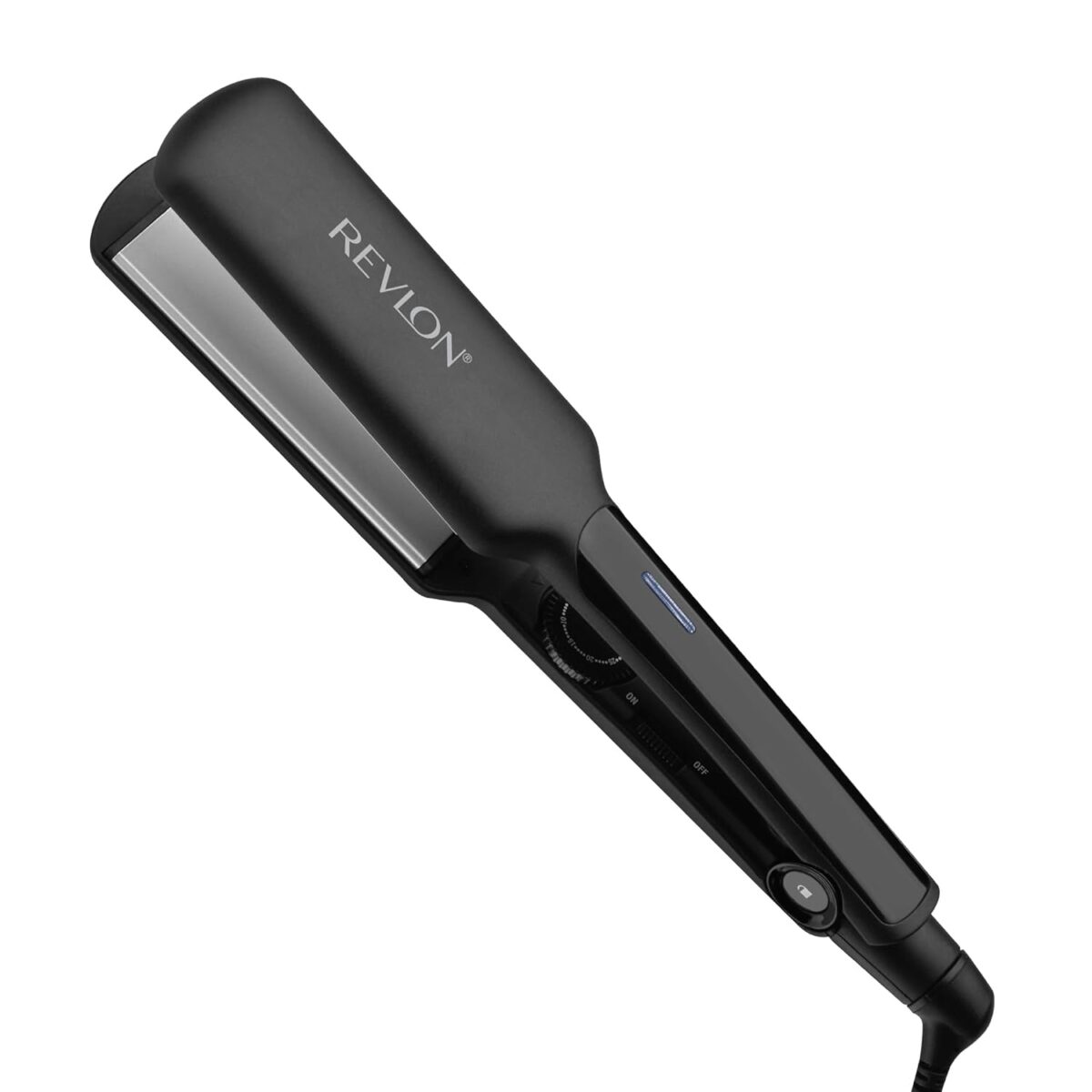 REVLON Ceramic Coated 2" Flat Iron - Fast Heating Hair Straightener for Quick and Smooth Results, Plus Travel Friendly (Black) - Image 2