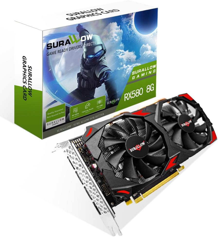 RX-580-8GB-Graphics-Card-2048SPGDDR5256-Bit-Graphics-Card-for-Gaming-PCPCIE-3.0Twin-Freeze-Fans-Computer-Video-Card-with-HDMIDPPorts.jpg RX 580 8GB Graphics Card, 2048SP,GDDR5,256 Bit Graphics Card for Gaming PC,PCIE 3.0,Twin Freeze Fans Computer Video Card with HDMI/DP/Ports - Image 2