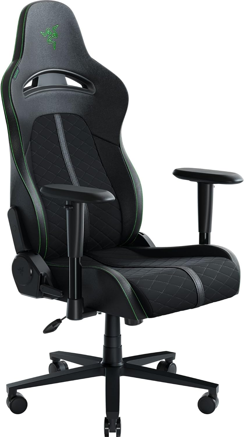 Razer-Enki-X-Essential-Gaming-Chair-All-Day-Comfort-Built-in-Lumbar-Arch-Optimized-Cushion-Density-Dual-Textured-Eco-Friendly-Synthetic-Leather-Adjustable-152-degree-Recline-Black.jpg Razer Enki X Essential Gaming Chair: All-Day Comfort - Built-in Lumbar Arch - Optimized Cushion Density - Dual-Textured, Eco-Friendly Synthetic Leather - Adjustable 152-degree Recline - Black - Image 2